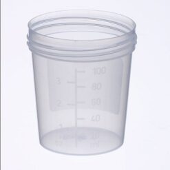 Urinbecher mit Schraubverschluss, ohne Deckel, 100 ml