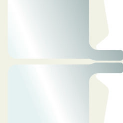 Erbe NESSY Plate 170, zweigeteilt, VIO, ICC, ACC, Kontaktfläche 168 cm²