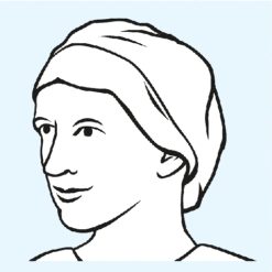 OP-Hauben Foliodress cap Rondo Plus