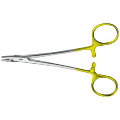 BAUMGARTNER DUROGRIP Hartmetall Nadelhalter, gerade, 145 mm (5 3/4"), mit Teilung 0,5 mm, Nahtmaterial bis 3/0