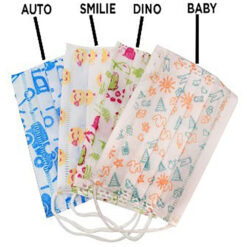 Gesichtsmaske für Kinder 3-lagig mit Nasenbügel