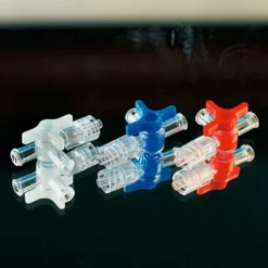 Dreiwegehahn LL blau steril