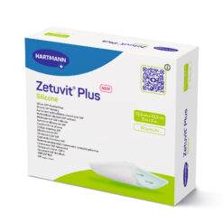 Zetuvit Plus Silicone steril, die Superabsorber-Wundauflage mit Silikon-Wundkontaktschicht.