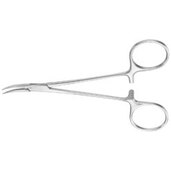 MICRO-HALSTED Arterienklemme, gebogen, 125 mm (5"), feingliedrig