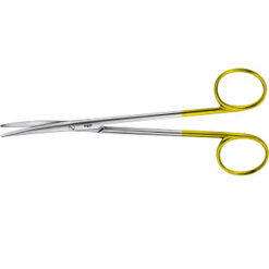 METZENBAUM (BABY) Präparierschere, gebogen, DUROTIP Hartmetall, feines Modell, stumpf/stumpf, 145 mm