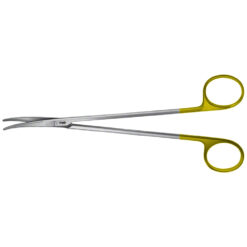 METZENBAUM Präparierschere, gebogen, DUROTIP Hartmetall, stumpf/stumpf, 180 mm