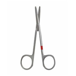 Präparier-Schere, stumpf/ stumpf, gebogen, fein Länge: 11,5 cm