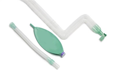 Compact™ Beatmungssysteme - ausziehbar 3.0m, komplett mit Beutel 2 Liter und Zusatzschlauch 1.5m