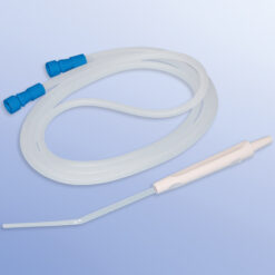 Saugset Typ Yankauer mit abgewinkeltem Saugansatz, 2-Augen, Ch. 25, Länge 200 cm