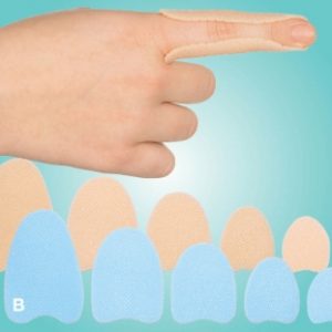 Sanostax® Fingerschienen Thermo Haut / Blau