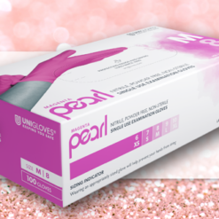 Handschuhe Nitril Magenta Pearl