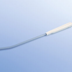 Saugansatz Typ Yankauer, abgewinkelt, Außendurchmesser 6 mm, 4 seitl. Augen, Handgriff (Stufenkonnektor)