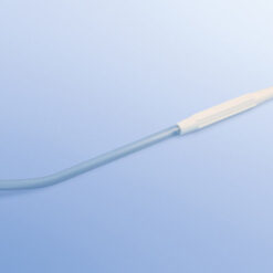 Saugansatz Typ Yankauer abgewinkelt, 4-Augen, 6 mm, mit distaler Öffnung und Handgriff (Universalkonnektor).