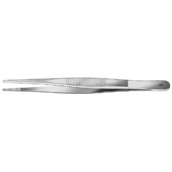 Anatomische Pinzette, gerade, 145 mm (5 3/4"), mittel, gerieft