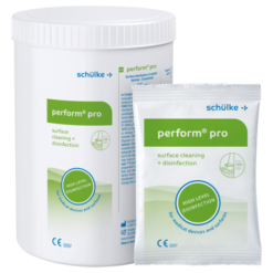perform® pro, Pulverförmiges Konzentrat zur Desinfektion und Reinigung von Flächen und Medizinprodukten auf Basis von Aktiv-Sauerstoff