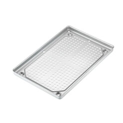 Tray 22L für Cube / Cube X, Aluminiumtray zur Aufnahme von Instrumenten oder porösen Gütern, groß.