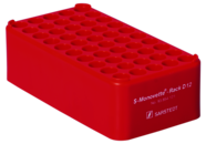 S-Monovette®-Rack D13, Ø Öffnung: 13 mm, 5 x 10, rot