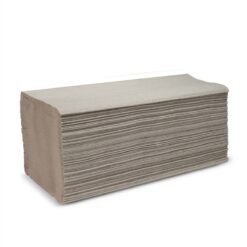 Handtücher 25 x 23 cm, 1-lagig, natur, Zick-Zack-Faltung, Krepp