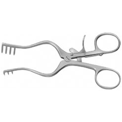 WEITLANER Wundspreizer (selbsthaltend), 130 mm (5 1/8"), 3 x 4 Zinken, halbscharf ,