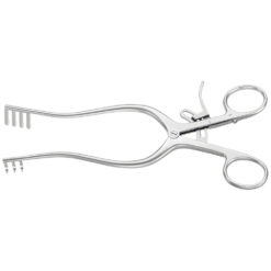 WEITLANER Wundspreizer (selbsthaltend), 200 mm (7 7/8"), 3 x 4 Zinken, halbscharf