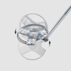 Untersuchungsleuchte VISIANO 20-2 P TX auf Rollstativ