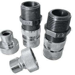 Schnellkupplung für einen einfachen und komfortablen Wechsel von Entsalzungspatronen.