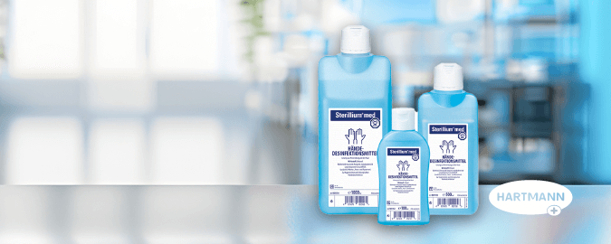 Breites Wirkspektrum mit Sterillium von Bode Chemie für Hartmann