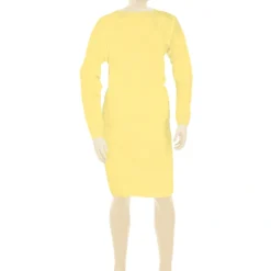 BeeSana Kittel PP/PE-kittel 26 g, Teillaminierter Schutzkittel für Personal und Besucher