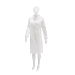 Besuchermantel PP weiß