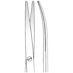 Präparierschere fein gebogen