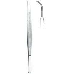 Anatomische Pinzette GERALD gebogen
