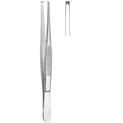 Chirurgische Pinzette 2 x 3 Zähne