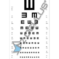 Sehprobentafel Plastik E-Haken