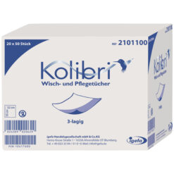 Wisch- und Pflegetücher 33 x 34cm, Zellstoff ungebleicht 3-lagig