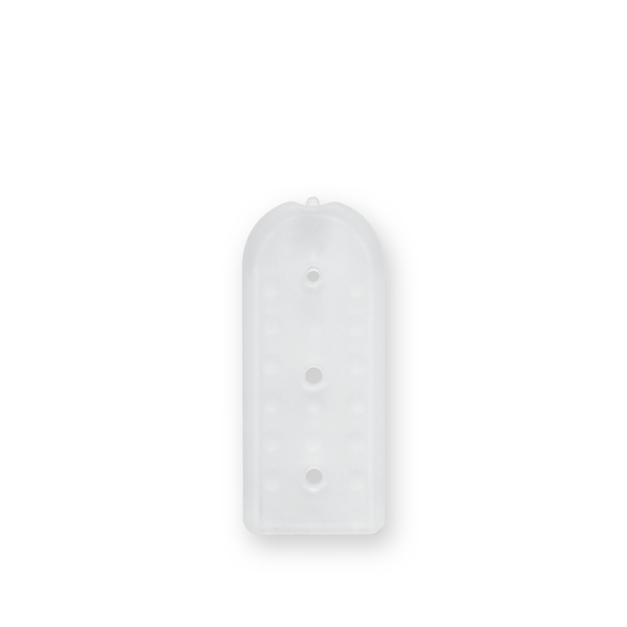 Präzisionsschutzkappen Format: 6,4 x 19 mm, gelocht, Farbe: naturfarbig