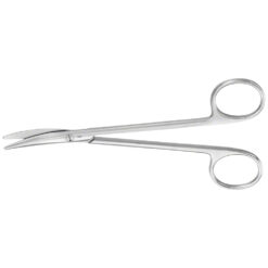 METZENBAUM Präparierschere, gebogen, stumpf/stumpf, 145 mm