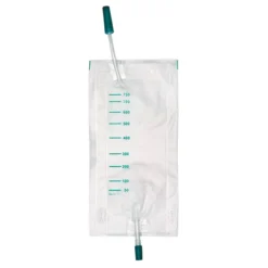 Urinbeinbeutel 750ml unsteril, 30cm Schlauch, seitlicher Einlaß