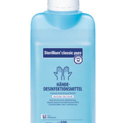 Sterillium classic pure, die farbstoff- und parfümfreie Variante von Sterillium