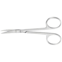 Feine Schere (Irisschere), gebogen, feines Modell, spitz/spitz, 120 mm