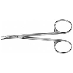 LITTLER Präparierschere, gebogen, feines Modell, stumpf/stumpf, 115 mm