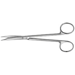 REYNOLDS Präparierschere, gebogen, feines Modell, stumpf/stumpf, 145 mm