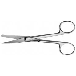 Inzisionsschere, gerade, spitz/stumpf, 130 mm