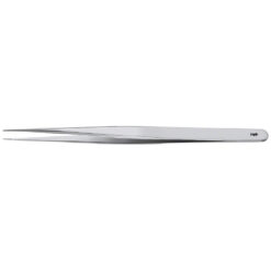 VISE Knüpfpinzette, gerade, 135 mm (5 1/4"), Fadenplatte, Breite: 0,300 mm