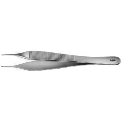 ADSON (MICRO) Chirurgische Pinzette, gerade, 120 mm (4 3/4"), feingliedrig, 1 x 2 Zähne