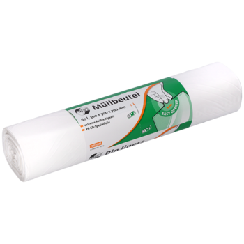 Abfallbeutel 60 L weiss,  Typ Curver Eimer, Masse 315/305 x 750 mm