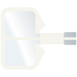 Erbe NESSY Plate 70, zweigeteilt, VIO, ICC, ACC, Kontaktfläche 72 cm² ,  für Kinder von 5 bis 15 kg
