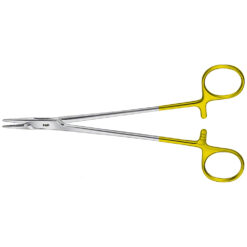 HEGAR-MAYO DUROGRIP Hartmetall Nadelhalter, gerade, 150 mm (6"), mit Teilung 0,5 mm, Nahtmaterial bis 3/0