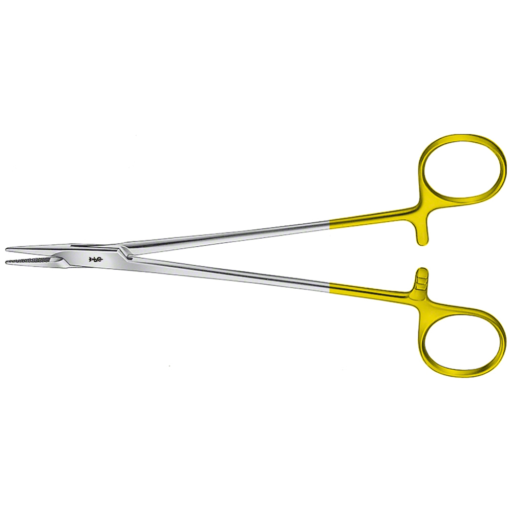 HEGAR-MAYO DUROGRIP Hartmetall Nadelhalter, gerade, 150 mm (6"), mit Teilung 0,5 mm, Nahtmaterial bis 3/0