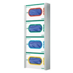 Handschuhspender Quatro Edelstahl 258 x 522 x 95mm