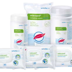 mikrozid sensitive wipes, Gebrauchsfertiges Produkt zur Reinigung und Desinfektion von Medizinprodukten.